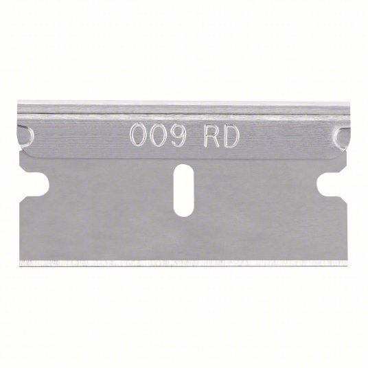 Pacific Handy Cutter RB009 Razor Blade 1 9/16 in Blade Lg, 25/32 in Blade Wd, Steel, 100 PK