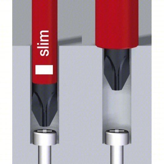 Wiha 28792 Slotted, Phillips, TORX, Square, Terminal Xeno Bit 6 1/4 in, Drive Size: 1/4 in , 16 Pc