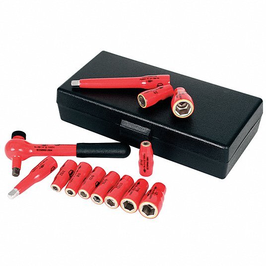 Wiha 31391 Insulated Socket Wrench Set, 13 pc.