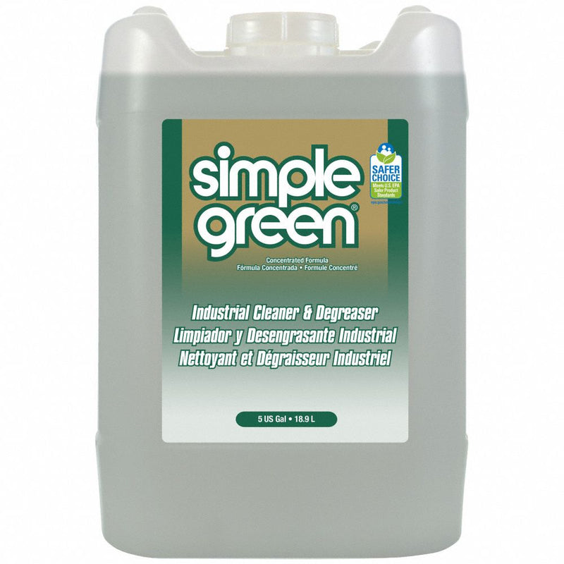 Simple Green 2700000113006 Cleaner/Degreaser, Water-Based, Bucket, 5 gal Container Size, Concentrated, Sassafras