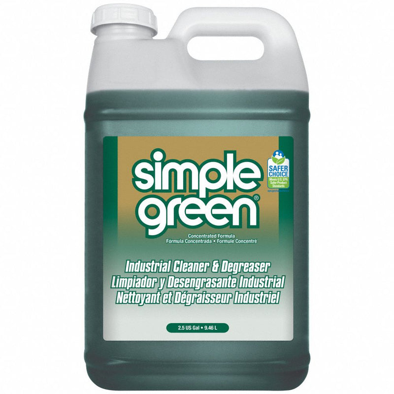 Simple Green 2710000213225 Industrial Cleaner and Degreaser, 2.5 gal Jug, Concentrated