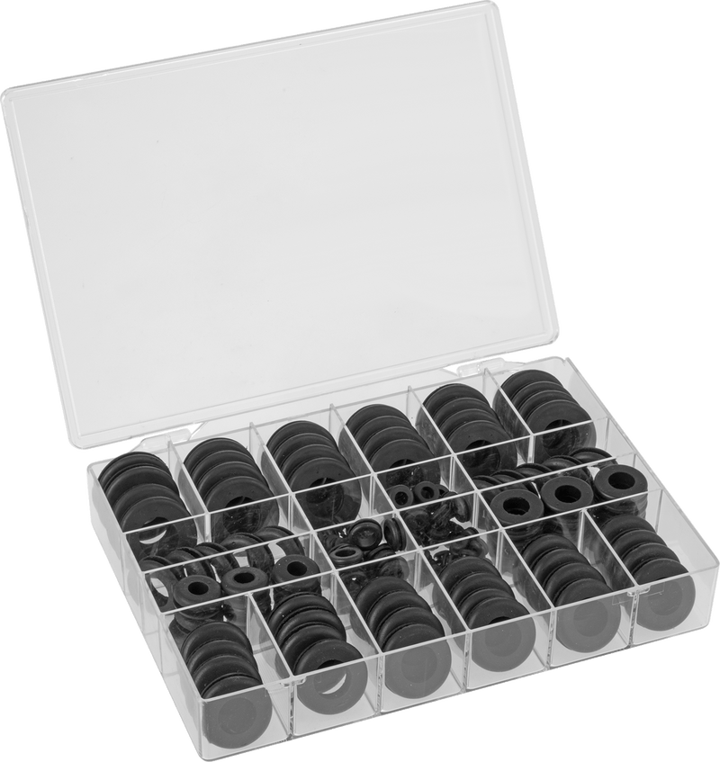 McMaster 2725N12 SBR Rubber Grommet Assortment, 172 Pieces