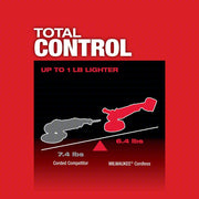 Milwaukee 2738-20 Cordless Polisher M18, Bare Tool, 7 in Backing Pad, Rotary, Hook and Loop, Variable Speed