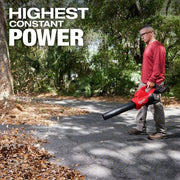 Milwaukee 2824-20 Battery-Powered Handheld Leaf Blower M18™ REDLITHIUM™, 600 cfm Max. Air Flow, 1 Speeds