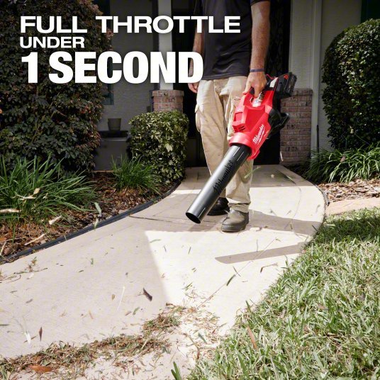 Milwaukee 2824-20 Battery-Powered Handheld Leaf Blower M18™ REDLITHIUM™, 600 cfm Max. Air Flow, 1 Speeds