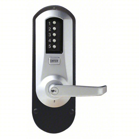 Simplex 5010XKWL-26D-41 Exit Device Trim with Single Code, Silver