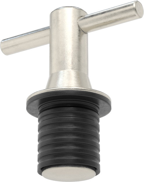 McMaster 2908K11 Stainless Steel T-Handle Expansion Plug for 1/2 Pipe Size