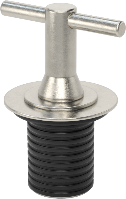 McMaster 2908K15 Stainless Steel T-Handle Expansion Plug for 1 Pipe Size