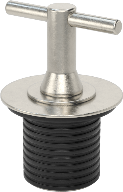 McMaster 2908K17 Stainless Steel T-Handle Expansion Plug for 1-1/4 Pipe Size