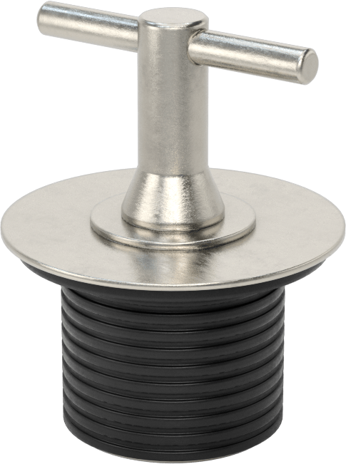 McMaster 2908K19 Stainless Steel T-Handle Expansion Plug for 1-1/2 Pipe Size