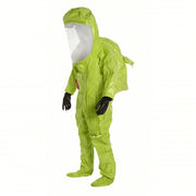 Dupont TK612TLYXL000100 Encapsulated Suit Hook-and-Loop, Front, Yellow, Taped Seam, Fully Encapsulated Suit, SCBA