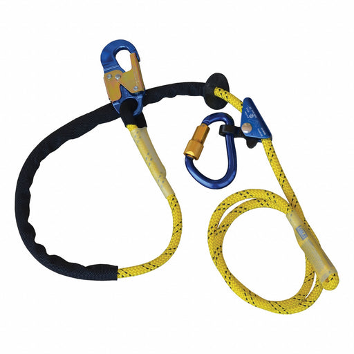 3M Dbi-Sala 1234071 Positioning Lanyard, 8 ft Lanyard Lg, Nylon, Nylon, Aluminum, 310 lb Wt Capacity