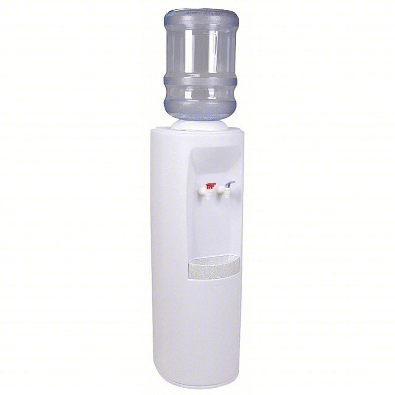 Oasis BPO1SHS Bottled Water Dispenser Freestanding, Top Loading, Cold/Hot, White, 38 3/8 in Ht, Plastic
