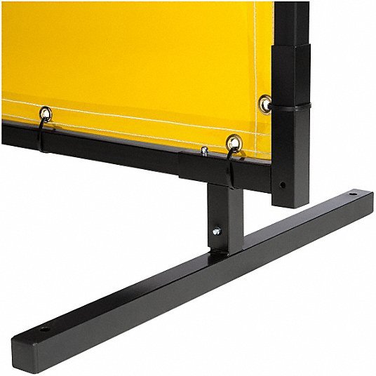 Steiner 534HD-6X8 Welding Screen Vinyl, 6 ft Ht, 8 ft Wd, Yellow, 1 in Frame, Yellow