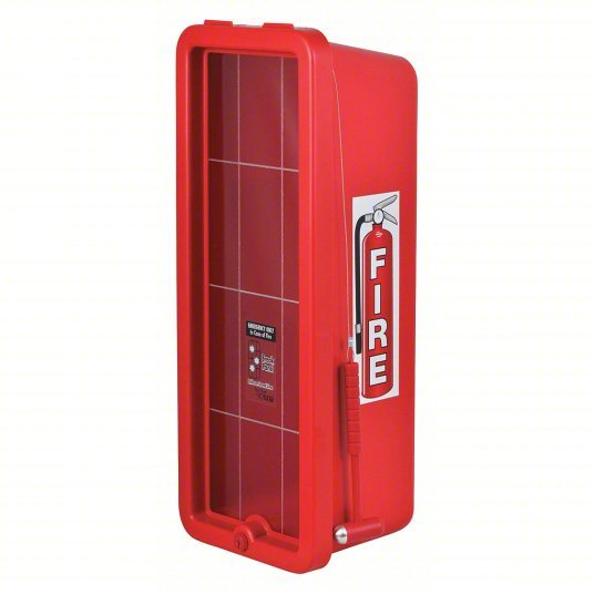 Cato 105-10 RRC-H Fire Extinguisher Cabinet For 10 lb Tank Wt, Cabinet, Surface