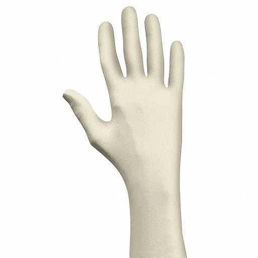 Showa 5005PFL Disposable Hand Protection Gloves, Latex, Powder Free, Natural, L, 100 PK