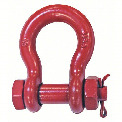 Crosby 1019542 Anchor Shackle, 13,000 lb Working Load Limit, 2 1/4 in Compatible Sling Wd