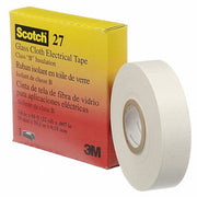3M 27-3/4"X66' Electrical Tape 3/4 in Wd, 22 yd Lg, 7 mil Thick, Fiberglass Cloth, Rubber, 600 V Volt Rating