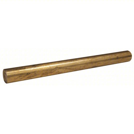 BR360/34 - 36 360 Brass Rod 3/4 in Outside Dia, 36 in Overall Lg, H02, Mill, 45,000 psi Yield Strength - Redwood.KV2ABJ5