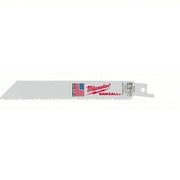 Milwaukee 48-00-5091 Reciprocating Saw Blade 8/12 Teeth per Inch, 6 in Blade Lg, 3/4 in Ht, 5 PK