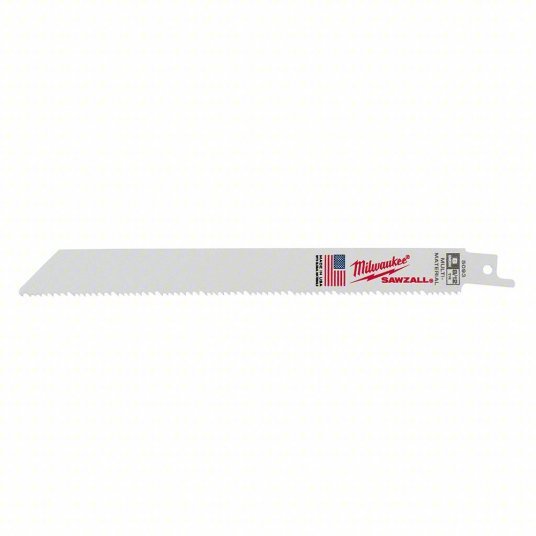 Milwaukee 48-00-5093 8" 8/12 TPI SAWZALL Blades (5 Pk)