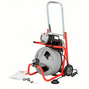 Ridgid K-400 with C-45 IW Drain Cleaning Machine Corded, For 1 1/2 in to 4 in Pipe, 1/2 in Cable Dia., Manual