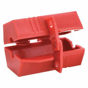 Brady 65674 Plug Lockout For 1/2 in Max Cord Dia, For 1 7/10 in Max Plug Dia, Red