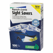 Bausch & Lomb 8574GM Sight Savers Premoistened Lens Cleaning Tissues, 8 x 5, 100PK
