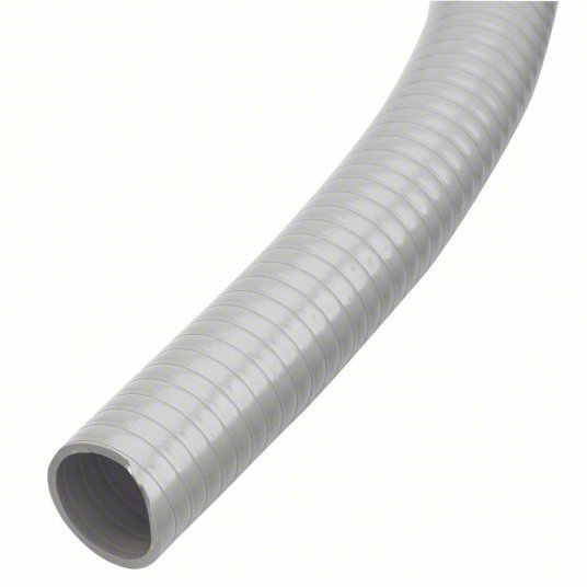 Hubbell G1050 Liquid-Tight Flex Plastic Conduit 1/2 in Trade Size, Gray, 100 ft Nominal Lg, G