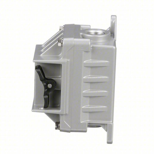 Square D 2510KR2H Manual Motor Switch 3 Poles, 20 A, 0.75 in Hub Dia, Feed Through
