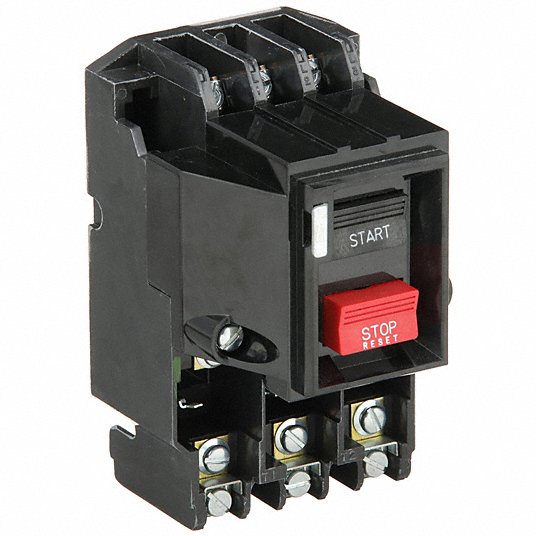 Square D 2510MCO3 Manual Motor Starter Non-Reversing, 3 Poles, 27 A, NEMA Size M-1, Thermal Protection, SQR1