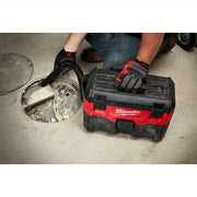 Milwaukee 0880-20 Portable Shop Vacuum 2 gal Tank Size, Reinforced Nylon, 1 1/4 in Vacuum Hose Dia., HEPA