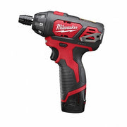 Milwaukee 2401-22 Screwdriver Kit 1/4 in Drive Size, 0 in-lb to 175 in-lb, 0 in-lb Torque - Min, Brushed