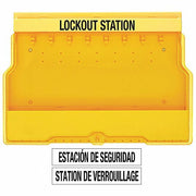 Master Lock S1850 Lockout Station, No Padlocks, Cover Lockout Station