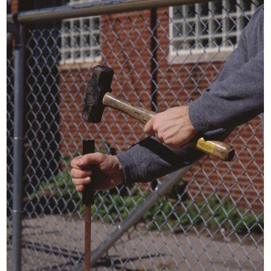 Nvent Erico EDS58 Drive Sleeve Slides on Top of Ground Rod to Prevent Mushrooming