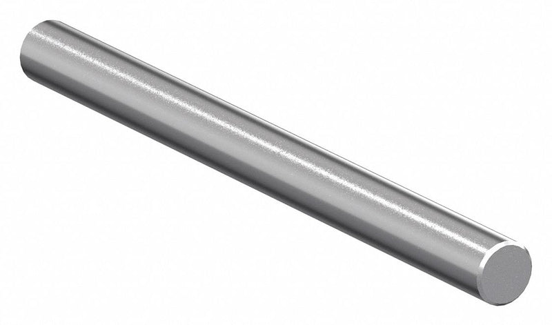 PBC Linear NIL08-006.000 Linear Shaft, Solid, 1/2 in Dia, 6 in Lg, Carbon Steel, Polished