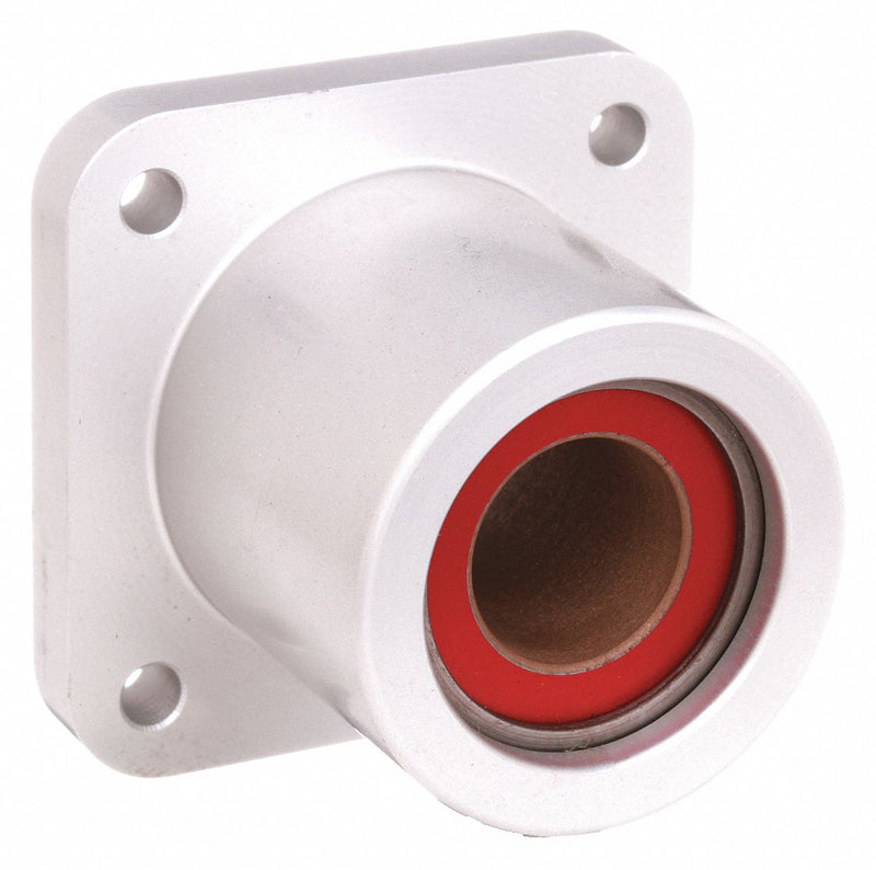 PBC Linear SFP12 Mounted Linear Bearing, Single, Self-Aligning, 3/4 in Bore, Frelon Gold Liner