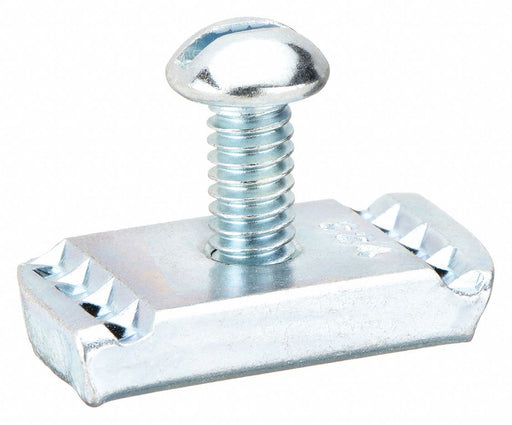 PBC Linear PAC2246 End Stop Rail System, 1.375 in Length, 0.75 in Width, Steel