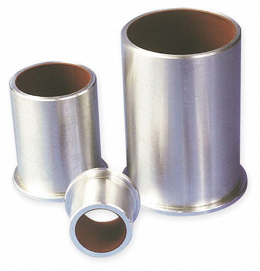 PBC Linear PSFM0812-08 Linear Sleeve Flange Bearing, 8 mm Inside Dia, 8 mm Lg, Frelon Gold, Precision