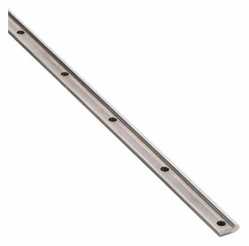 PBC Linear VRD2-048.630 Drilled Linear Rail, V-Guide, Size 2, 48.63 in Length, 0.25 in Width, Steel