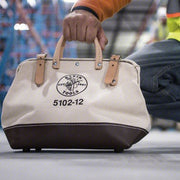 Klein 5102-12 Tool Bag Canvas, 1 Pockets, 12 in Overall Wd, 6 in Overall Dp, 10 in Overall Ht