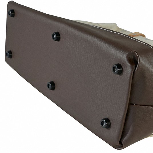 Klein 5102-20 Tool Bag 20 in W x 6 in D x 15 in H, Brown, Canvas, 1 Pockets, 1 Inside Pockets, Canvas