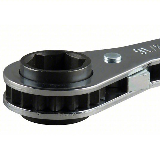 Klein 68309 Box End Wrench Chrome, 3/16 in_1/4 in_1/2 in_9/16 in Head Size, 6 3/4 in Overall Lg