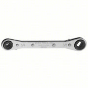 Klein 68309 Box End Wrench Chrome, 3/16 in_1/4 in_1/2 in_9/16 in Head Size, 6 3/4 in Overall Lg