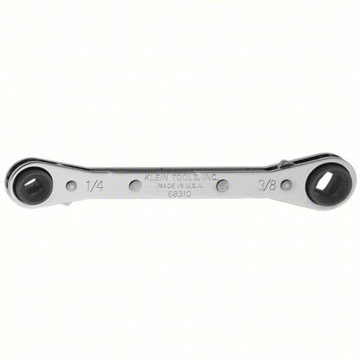Klein 68309 Box End Wrench Chrome, 3/16 in_1/4 in_1/2 in_9/16 in Head Size, 6 3/4 in Overall Lg