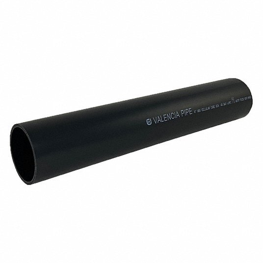 Redwood 29-410 4" x 10 ft. Non-Threaded ABS DWV Pipe Sch 40