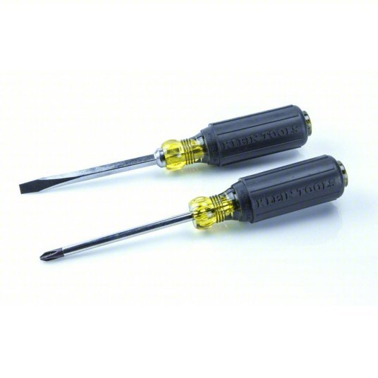 Klein 85078 General Purpose Screwdriver Set 8 Pieces, Phillips/Slotted Tip, Ergonomic Grip
