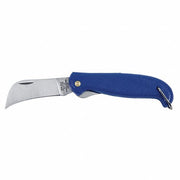 Klein 1550-24 Hawkbill Blade, 6 3/4 in Overall Lg, 2 3/4 in Blade Lg Stainless Steel, 6 - 8 in