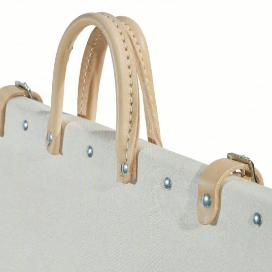 Klein 5102-24 Tool Bag Canvas, 1 Pockets, 24 in Overall Wd, 6 in Overall Dp, 15 in Overall Ht, Brown
