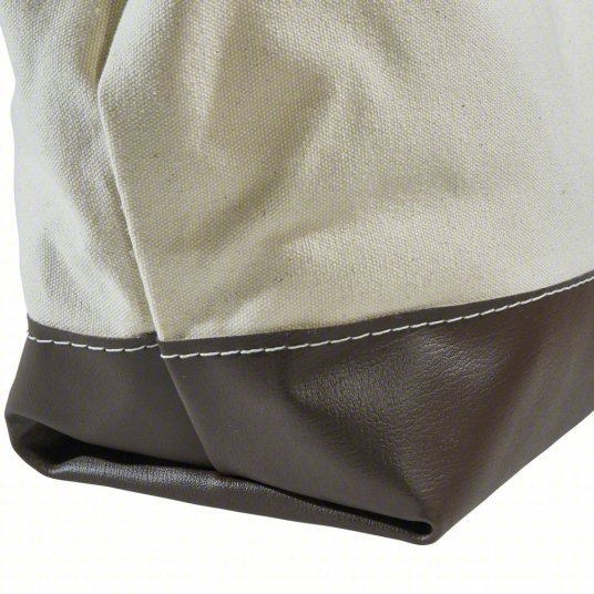 Klein 5102-24 Tool Bag Canvas, 1 Pockets, 24 in Overall Wd, 6 in Overall Dp, 15 in Overall Ht, Brown